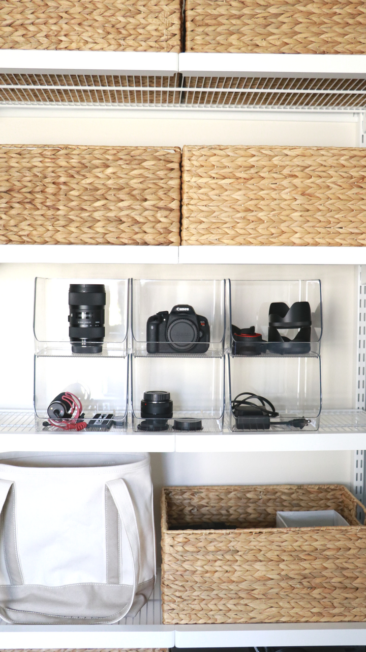 Easy Camera Equipment Organization! Basilchic
