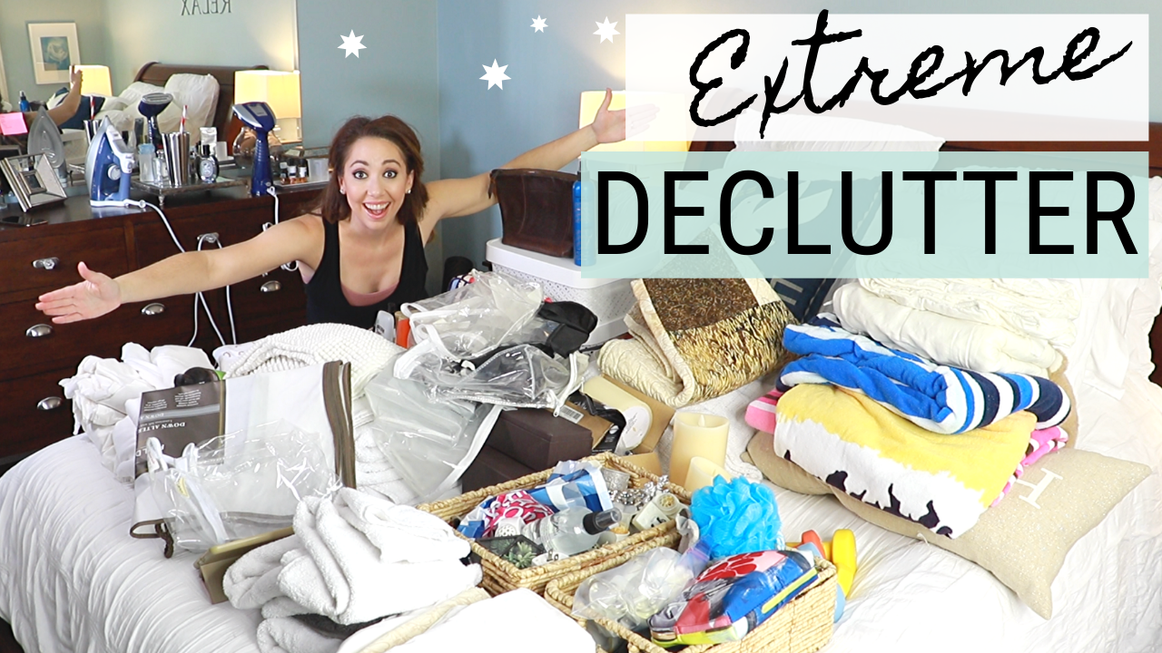Linen Closet Declutter: Extreme Before and After Decluttering